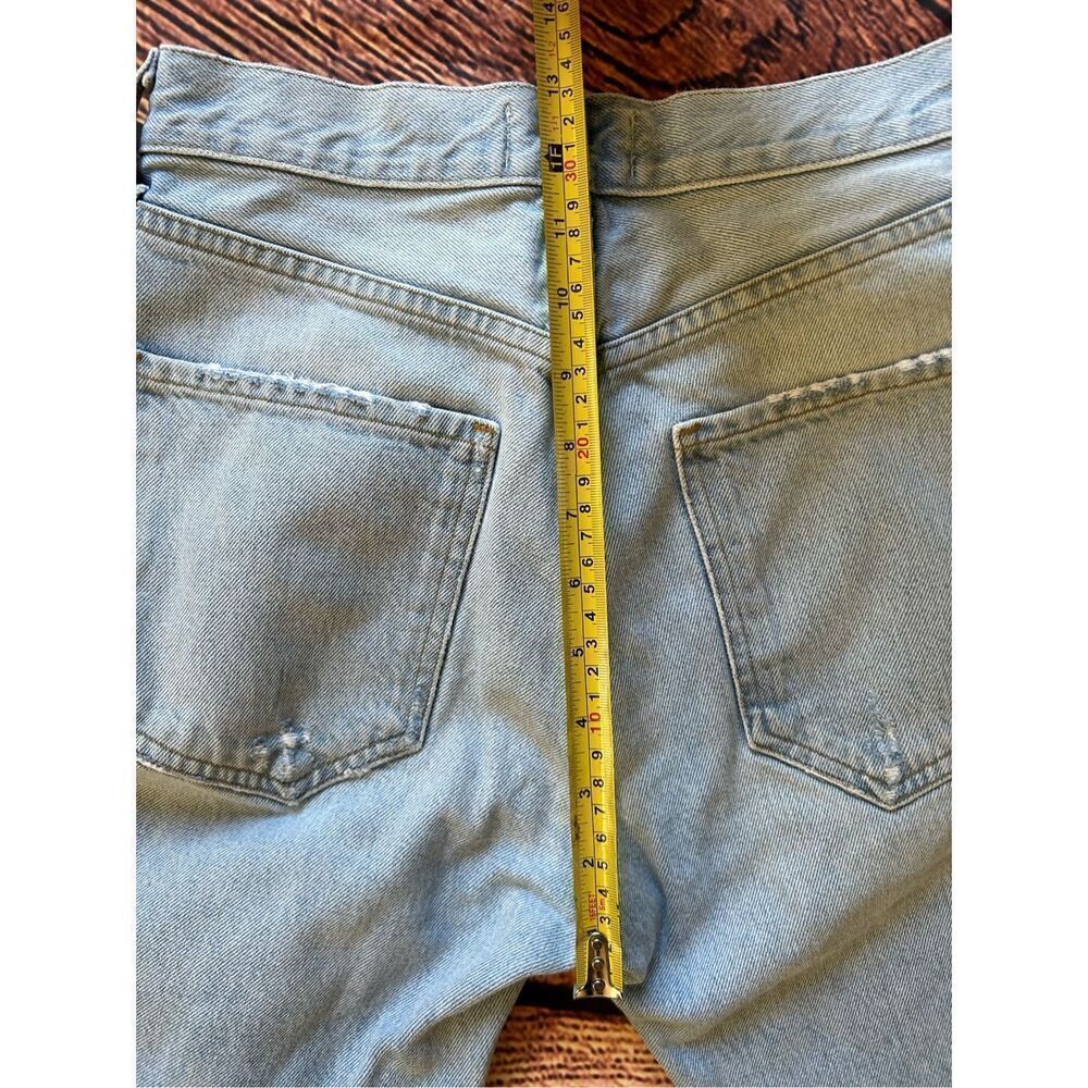 Agolde Riley Hi Rise Straight Crop Light Wash - Picture 11 of 15